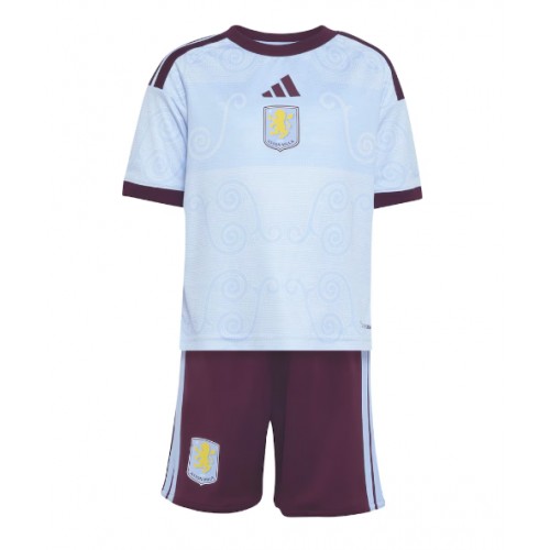 Stroje piłkarskie Aston Villa Koszulka Trzeciej dla dzieci 2026-27 Krótki Rękaw (+ szorty)